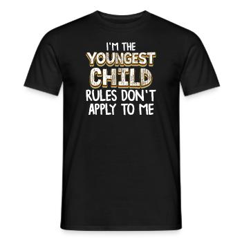 Familie Kinder Geschwister Lustig Geschenkidee - Männer T-Shirt - Schwarz - Vorne - AI Model Male 178 light (178cm)