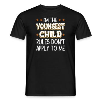 Familie Kinder Geschwister Lustig Geschenkidee - Männer T-Shirt - Schwarz - Vorne - AI Model Male 178 light (178cm)