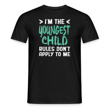 Familie Kinder Geschwister Lustig Geschenkidee - Männer T-Shirt - Schwarz - Vorne - AI Model Male 178 light (178cm)