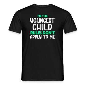Familie Kinder Geschwister Lustig Geschenkidee - Männer T-Shirt - Schwarz - Vorne - AI Model Male 178 light (178cm)