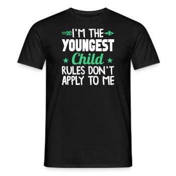 Family Kids Siblings Funny Gift Idea - Men's T-Shirt - black - Front - AI Model Male 178 light (178cm)