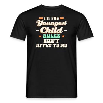 Family Kids Siblings Funny Gift Idea - Men's T-Shirt - black - Front - AI Model Male 178 light (178cm)