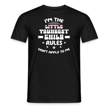 Family Kids Siblings Funny Gift Idea - Men's T-Shirt - black - Front - AI Model Male 178 light (178cm)
