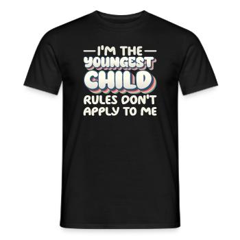 Family Kids Siblings Funny Gift Idea - Men's T-Shirt - black - Front - AI Model Male 178 light (178cm)