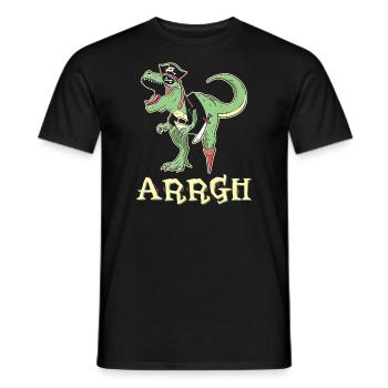 Halloween Piraten Spruch Outfit Kostüm Arrgh - Männer T-Shirt - Schwarz - Vorne - AI Model Male 178 light (178cm)