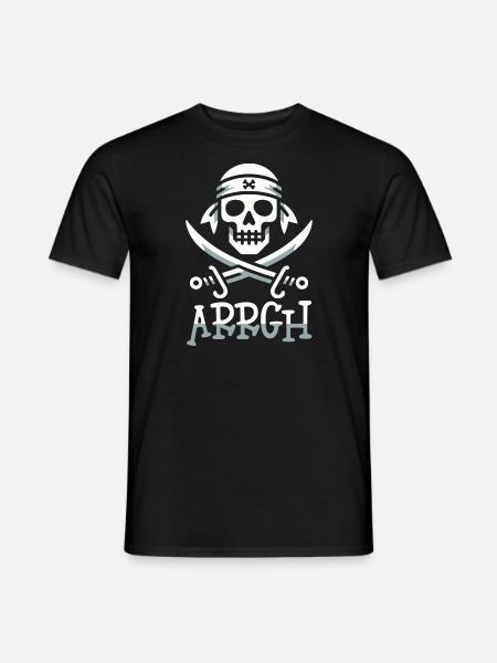 Halloween Pirate Dire Tenue Costume Arrgh - T-shirt homme - noir