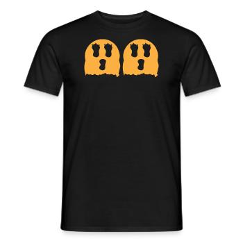 Halloween Geist Schädel - Männer T-Shirt - Schwarz - Vorne - AI Model Male 178 light (178cm)