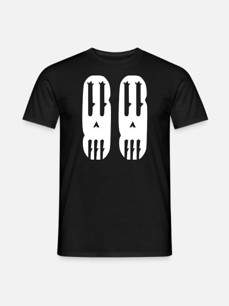 Halloween Geist Schädel - Männer T-Shirt - Schwarz