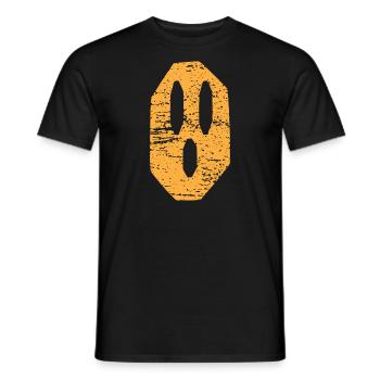 Halloween Geist - Männer T-Shirt - Schwarz - Vorne - AI Model Male 178 light (178cm)