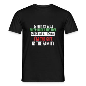 Humour de Noël -Hommes Femmes Favoris Drôle Nous - T-shirt homme - noir - Devant - AI Model Male 178 light (178cm)