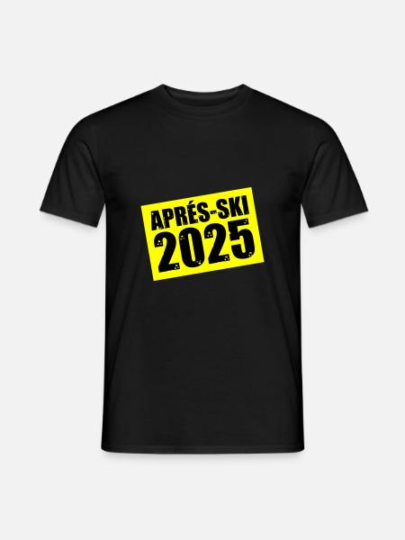 Après-ski 2025 - Men's T-Shirt - black