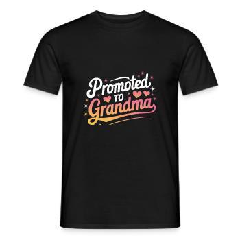 Grandma Grandmother Mother's Day Family - Men's T-Shirt - black - Front - AI Model Male 178 light (178cm)
