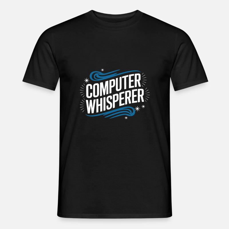 Technical Support Computer - Men's T-Shirt - black