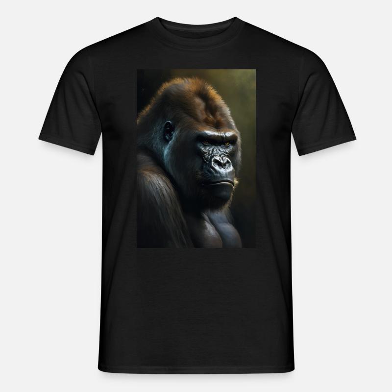 Gorilla Monkey Cool - T-shirt homme - noir