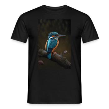 Eisvogel Kingfisher Vogel Lover - Männer T-Shirt - Schwarz - Vorne - AI Model Male 178 light (178cm)