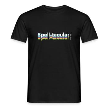 Funny Dyslexia Dyslexia Saying Gift - Men's T-Shirt - black - Front - AI Model Male 178 light (178cm)