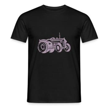 Silhouette de tracteur Agriculture agricole - T-shirt homme - noir - Devant - AI Model Male 178 light (178cm)