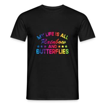 Proud brother of 2022 Graduate Tie Dye Senior 22 - Men's T-Shirt - black - Front - AI Model Male 178 light (178cm)
