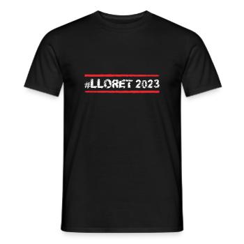 Lloret De Mar 2023 - Männer T-Shirt - Schwarz - Vorne - AI Model Male 178 light (178cm)