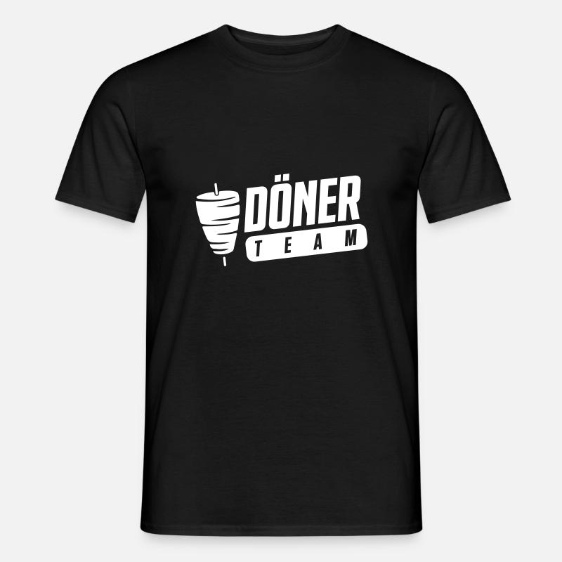 döner team - Männer T-Shirt - Schwarz