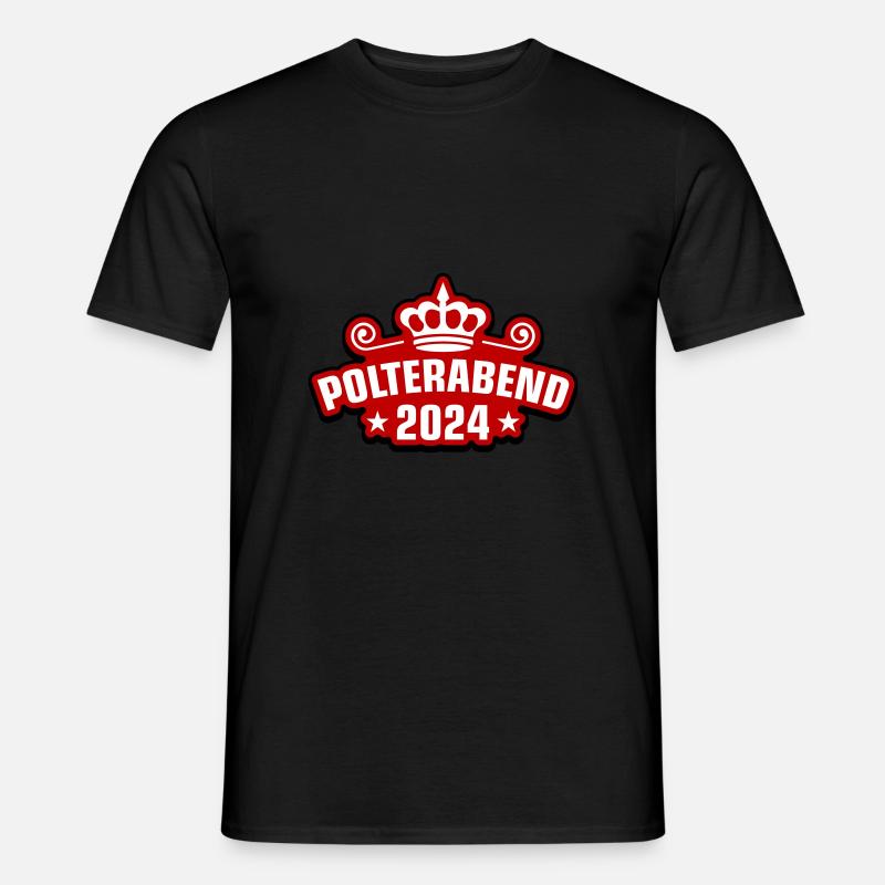 Polterabend 2024 - Männer T-Shirt - Schwarz