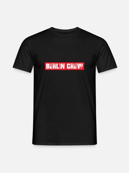 Berlin Crew - Männer T-Shirt - Schwarz
