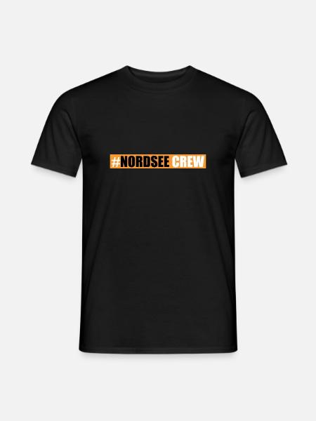 Nordsee Crew - Männer T-Shirt - Schwarz