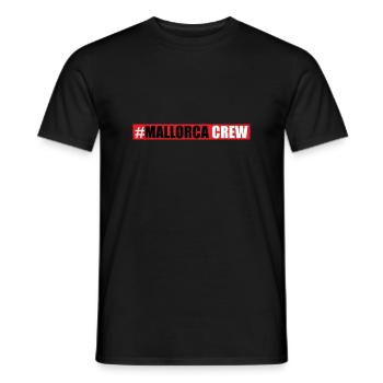 Mallorca Crew - Männer T-Shirt - Schwarz - Vorne - AI Model Male 178 light (178cm)