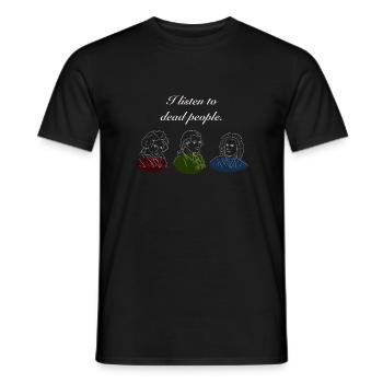 Music Classical Music Classical Instrument Gift - Men's T-Shirt - black - Front - AI Model Male 178 light (178cm)