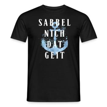 Norddeutscher witziger Spruch - Männer T-Shirt - Schwarz - Vorne - AI Model Male 178 light (178cm)