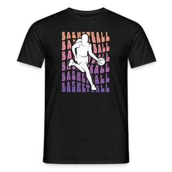 Basketball Frauen Mädchen Basketballerin - Männer T-Shirt - Schwarz - Vorne - AI Model Male 178 light (178cm)