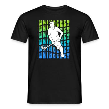 Floorball Innebandy Salibandy Floorball Enfants - T-shirt homme - noir - Devant - AI Model Male 178 light (178cm)