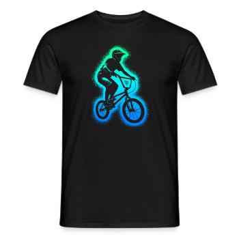 BMX Bike Stunts Homme Garçons Vélo BMX Enfants - T-shirt homme - noir - Devant - AI Model Male 178 light (178cm)