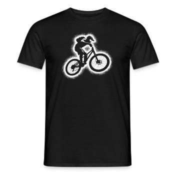 VTT VTT VTT Biker Enfant Vélo de montagne pour hommes - T-shirt homme - noir - Devant - AI Model Male 178 light (178cm)