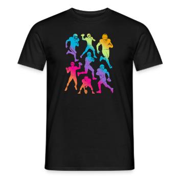 Football américain Sports Garçons Enfants Football - T-shirt homme - noir - Devant - AI Model Male 178 light (178cm)