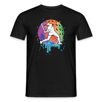 Hockey sur gazon Joueurs de hockey Filles Hockey Enfants - T-shirt homme - noir - Devant - AI Model Male 178 light (178cm)