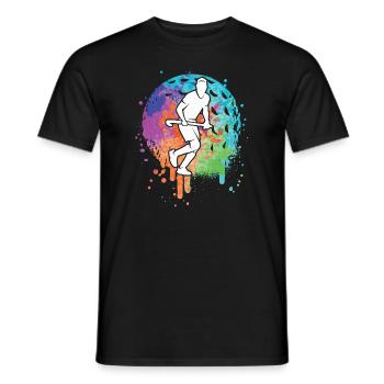 Hockey sur gazon Joueurs de hockey Garçons Hockey Enfants - T-shirt homme - noir - Devant - AI Model Male 178 light (178cm)