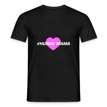 Hunde Mama - Männer T-Shirt - Schwarz - Vorne - AI Model Male 178 light (178cm)