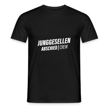 Bachelor Party Crew Bachelor Party - Men's T-Shirt - black - Front - AI Model Male 178 light (178cm)