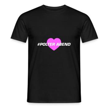 Enterrement de vie de garçon coeur - T-shirt homme - noir - Devant - AI Model Male 178 light (178cm)