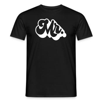 Mr. Matching Paar Verlobung Hochzeit Flitterwochen - Männer T-Shirt - Schwarz - Vorne - AI Model Male 178 light (178cm)