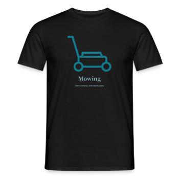 Tonte, entraînement libre, zéro motivation - T-shirt homme - noir - Devant - AI Model Male 178 light (178cm)