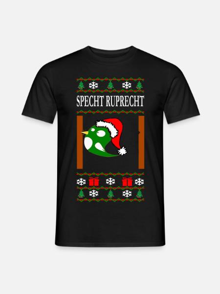 Specht Ruprecht - Männer T-Shirt - Schwarz