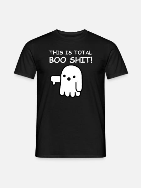 Das ist totaler Blödsinn | Geist, Gespenst, Boo - Männer T-Shirt - Schwarz