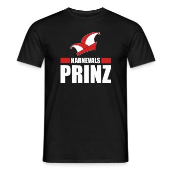 Carnaval Prince Alaaf Costume De Carnaval - T-shirt homme - noir - Devant - AI Model Male 178 light (178cm)