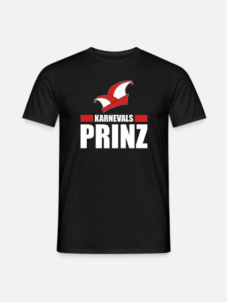Karnevals Prinz Alaaf Fasching Kostüm - Männer T-Shirt - Schwarz