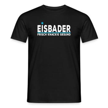 Eisbader Eis schwimmer Kältebad Eisbaden Winterbad - Männer T-Shirt - Schwarz - Vorne - AI Model Male 178 light (178cm)