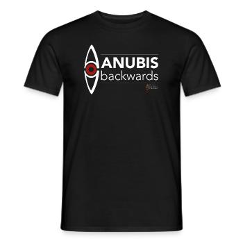 Maison D’Anubis Logo Inversé - T-shirt homme - noir - Devant - AI Model Male 178 light (178cm)