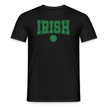 Cadeau de la Saint-Patrick Trèfle Hommes, Femmes, Enfants - T-shirt homme - noir - Devant - AI Model Male 178 light (178cm)