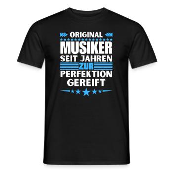 Des musiciens mûris à la perfection - T-shirt homme - noir - Devant - AI Model Male 178 light (178cm)